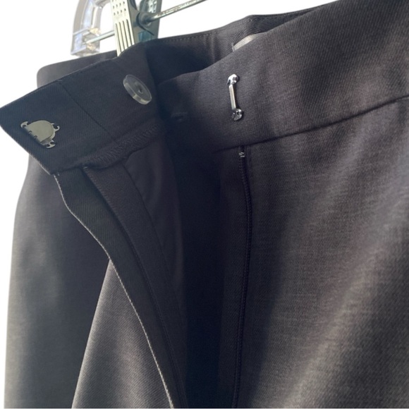 KASPER WOMEN’S CHARCOAL KATE CLASSIC FIT PANTS SIZE 10P - Picture 8 of 10